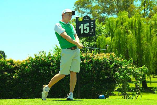 Geoff Lenehan in action at Tortugas Country Club