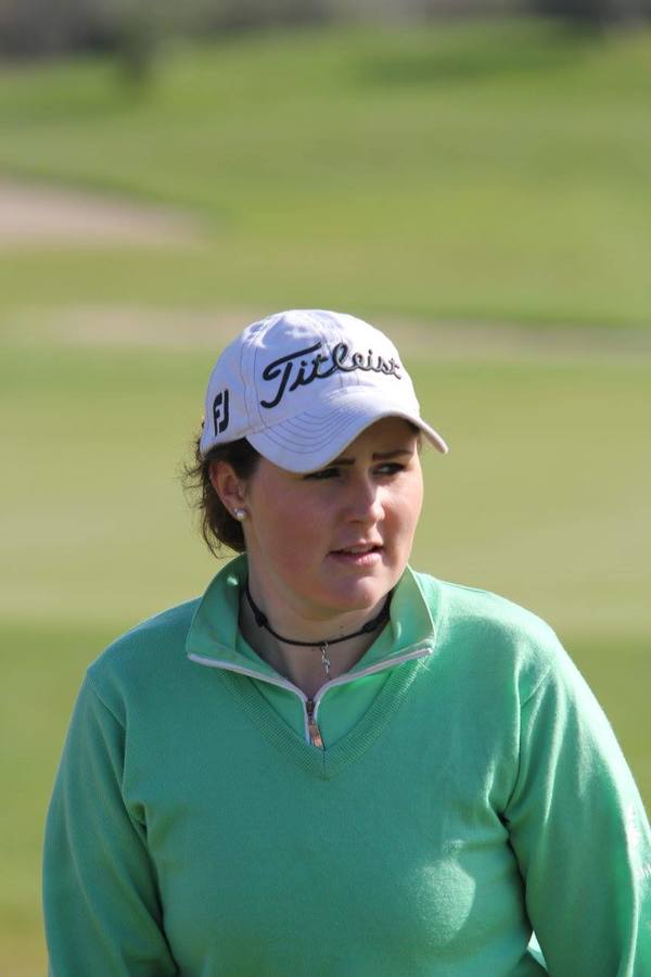 Olivia Mehaffey, pictured during the Portuguese International Ladies Amateur Championship. 