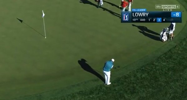 Lowry bogeys the 10th