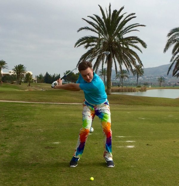 David Carey in action in Egypt earlier this year