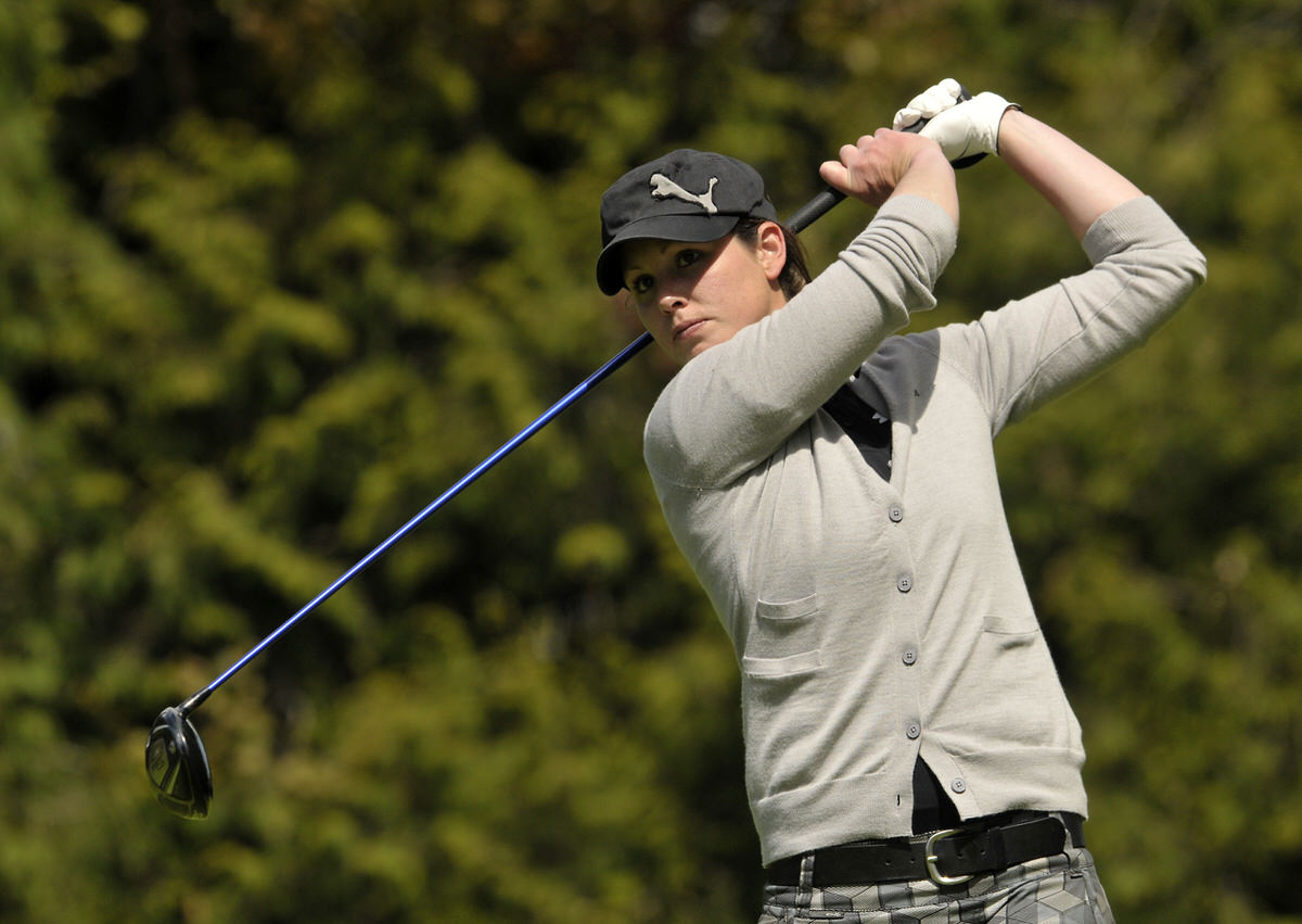 Maria Dunne (Skerries) competing in the 2013 Irish Women's Open Strokeplay Championship at the Castle Golf Club. Picture by Pat Cashman