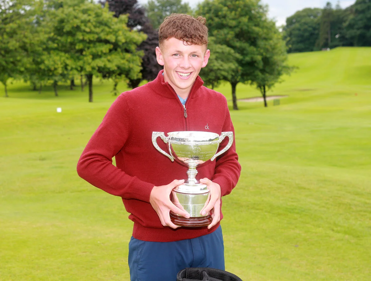 Leinster Boys' Open champion John Brady (Rosslare). Picture: Ronan Temple Lang