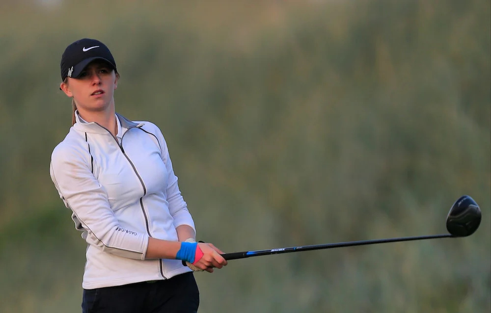 Rachel Taylor (TCD) during the Irish Intervarsity Championship at Rosslare. Picture:  Thos Caffrey / www.golffile.ie