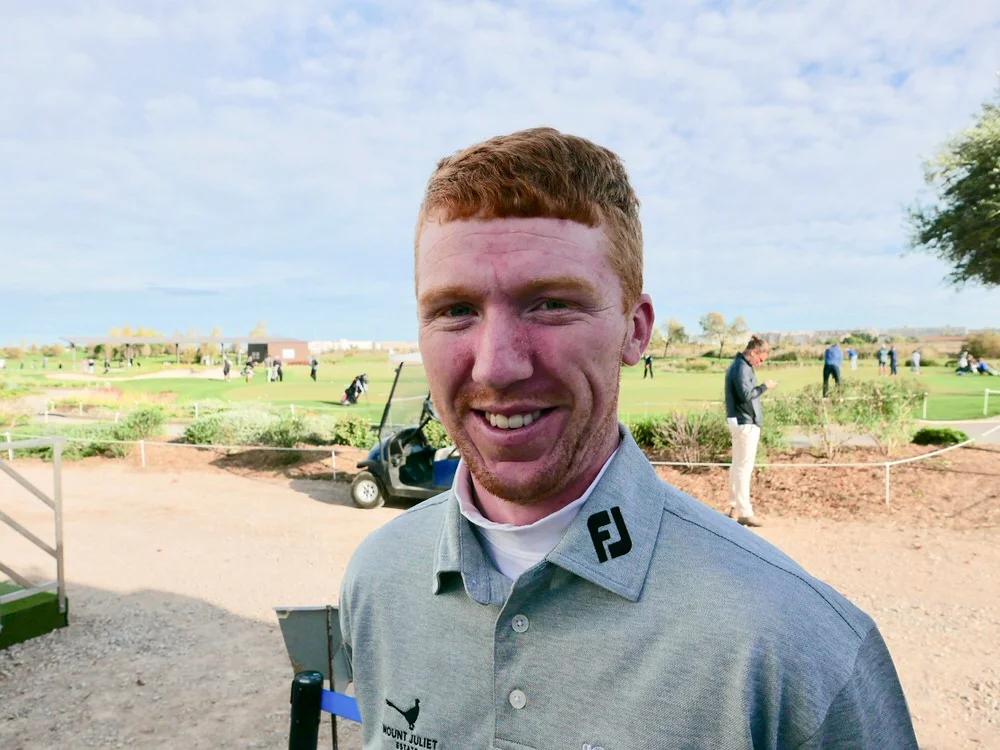 Gavin Moynihan was pleased with his 69 at Lumine's Lakes Course. Picture © Brian Keogh&nbsp;