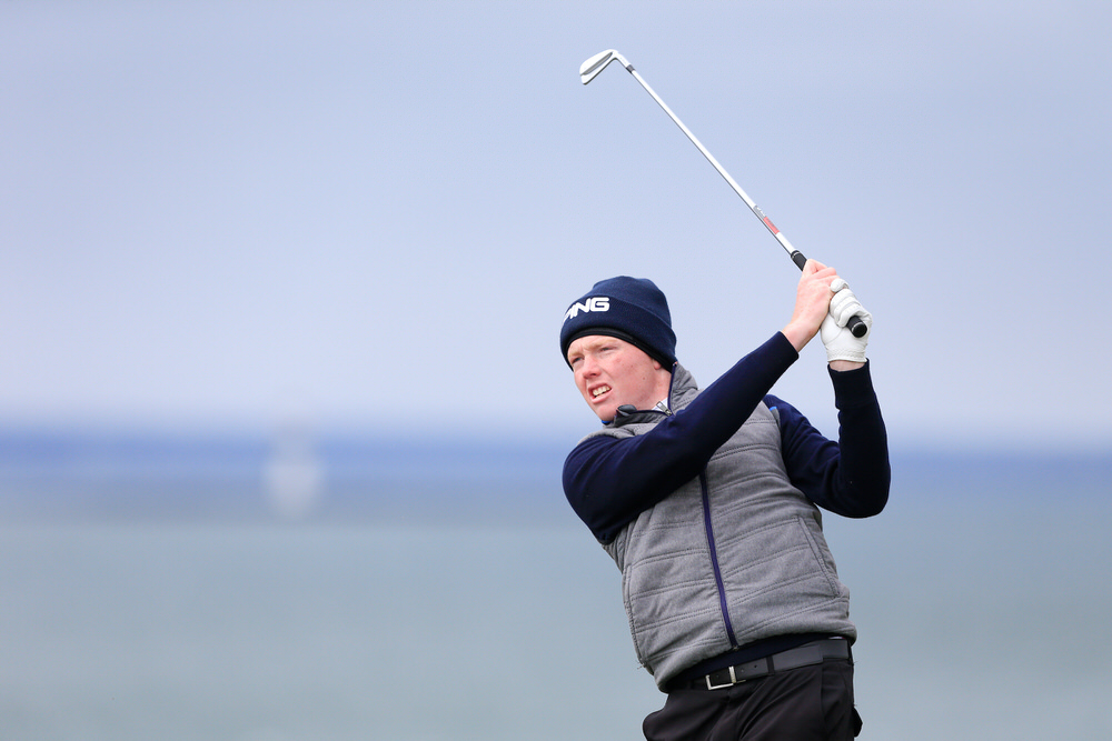  Robin Dawson (Tramore) during the 3rd round of matchplay at the 2018 West of Ireland, in Co Sligo Golf Club, Rosses Point, Sligo, Co Sligo, Ireland. 02/04/2018.
Picture: Golffile | Fran Caffrey


All photo usage must carry mandatory copyright credit