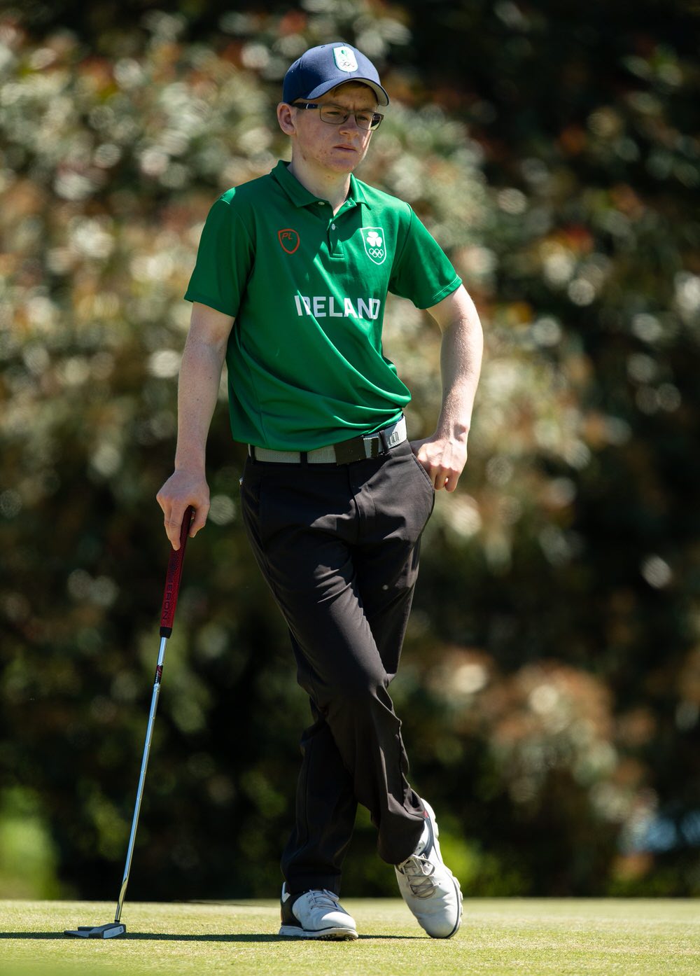  David Kitt IRL during the Golf Mixed Team Event at the Hurlingham Club during The Youth Olympic Games, Buenos Aires, Argentina, Monday 15th October 2018. Photo: Joe Toth for OIS/IOC. Handout image supplied by OIS/IOC 