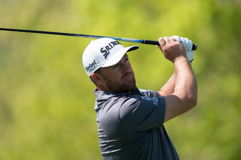 Graeme McDowell of Northern Ireland hits his tee shot on the 10th hole during the first round of the 101st PGA Championship held at Bethpage Black Golf Course on May 16, 2019 in Farmingdale, New York. (Photo by Montana Pritchard/PGA of America)