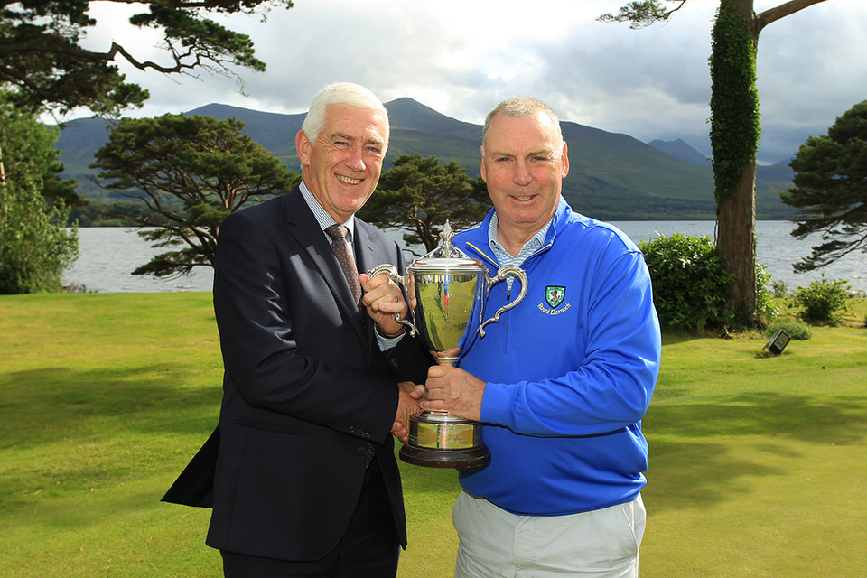  Munster Seniors winner Garth McGimpsey (Royal Portrush)  pictured with Mark O'Sullivan from Provest (sponsor)
Picture: Niall O'Shea 