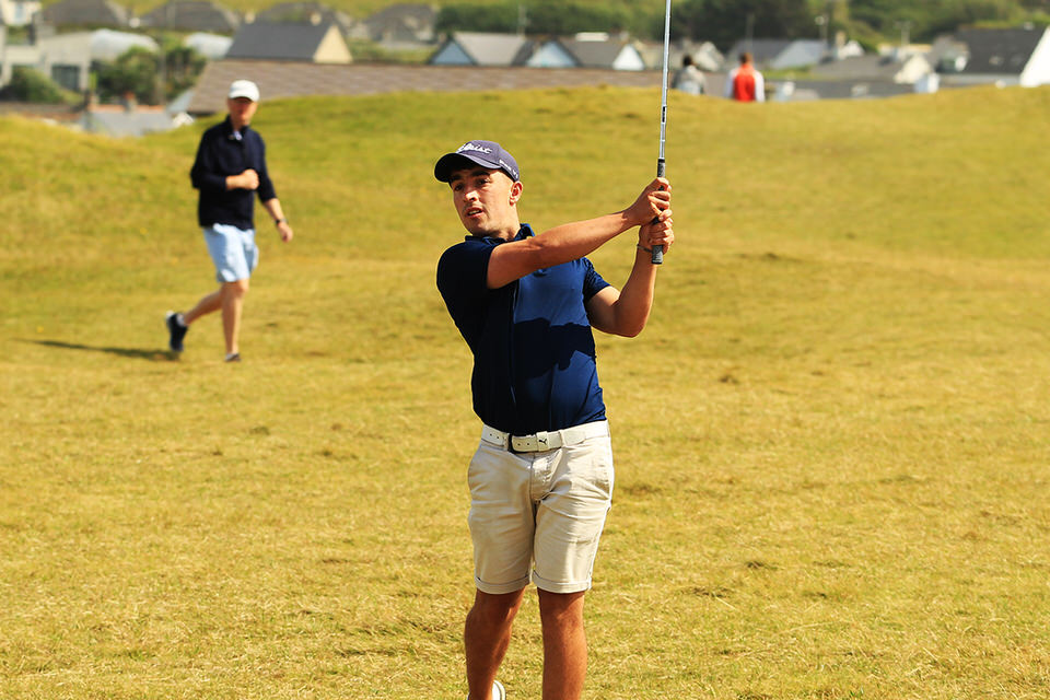  Sean Desmond (Monkstown) pictured during the second round of the South of Ireland at Lahinch.
Picture: Niall O'Shea 