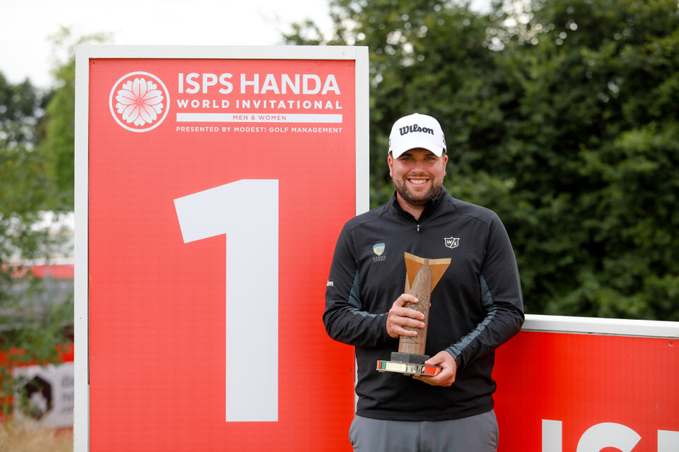  PressEye - Belfast - Northern Ireland - 18th August 2019

Fourth and Final Round of the ISPS Handa World Invitational Men / Women. The competition takes place from August 14th - 18th at Galgorm Castle Golf Club and Masserene Golf Club. 

Pictured: J