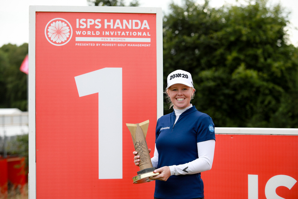  PressEye - Belfast - Northern Ireland - 18th August 2019

Fourth and Final Round of the ISPS Handa World Invitational Men / Women. The competition takes place from August 14th - 18th at Galgorm Castle Golf Club and Masserene Golf Club. 

Pictured: S