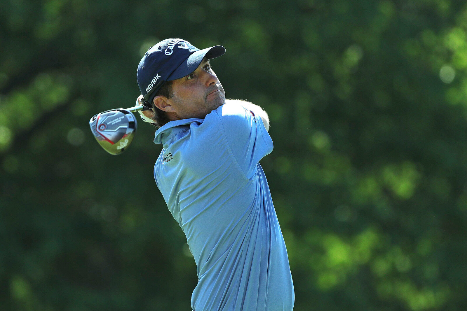  DETROIT, MICHIGAN - JULY 05: Kevin Kisner of the United States plays his shot from the 18th tee during the final round of the Rocket Mortgage Classic on July 05, 2020 at the Detroit Golf Club in Detroit, Michigan. (Photo by Leon Halip/Getty Images) 