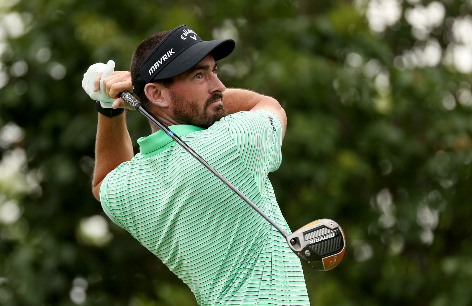  DUBLIN, OHIO - JULY 12: Chase Seiffert of the United States plays his shot from the 15th tee during the final round of the Workday Charity Open on July 12, 2020 at Muirfield Village Golf Club in Dublin, Ohio. (Photo by Gregory Shamus/Getty Images) 