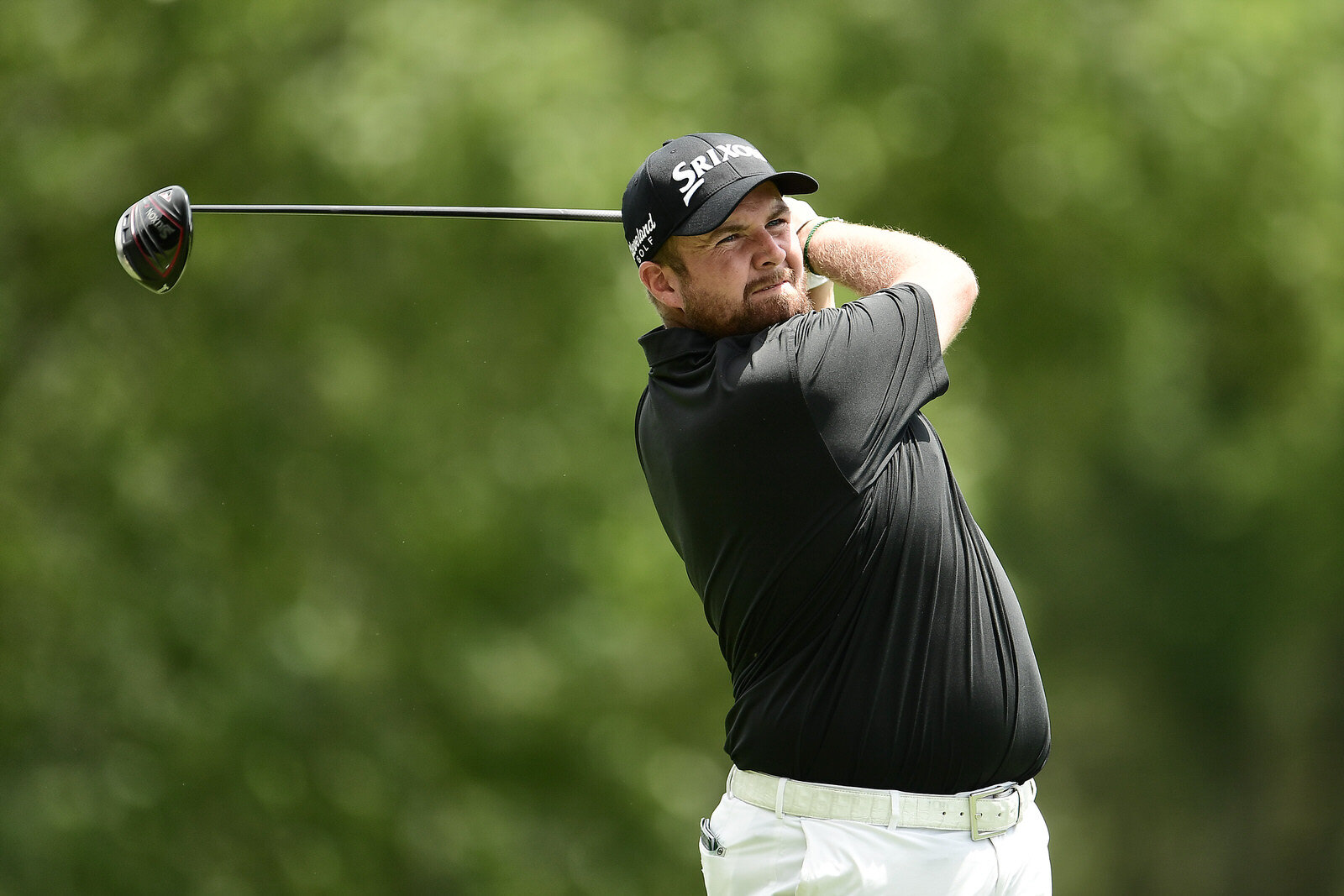  MEMPHIS, TENNESSEE - AUGUST 02:  Shane Lowry of Ireland plays his shot from the second tee during the final round of the World Golf Championship-FedEx St Jude Invitational at TPC Southwind on August 02, 2020 in Memphis, Tennessee. (Photo by Stacy Re