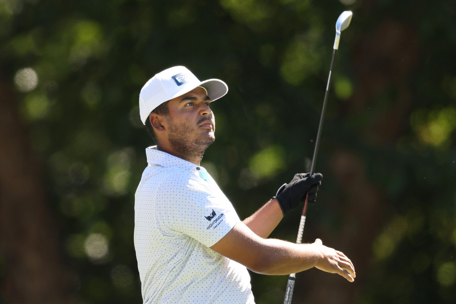  NORTON, MASSACHUSETTS - AUGUST 20:  Sebastian Munoz of Colombia plays his shot from the tenth tee during the first round of The Northern Trust at TPC Boston on August 20, 2020 in Norton, Massachusetts. (Photo by Rob Carr/Getty Images) 
