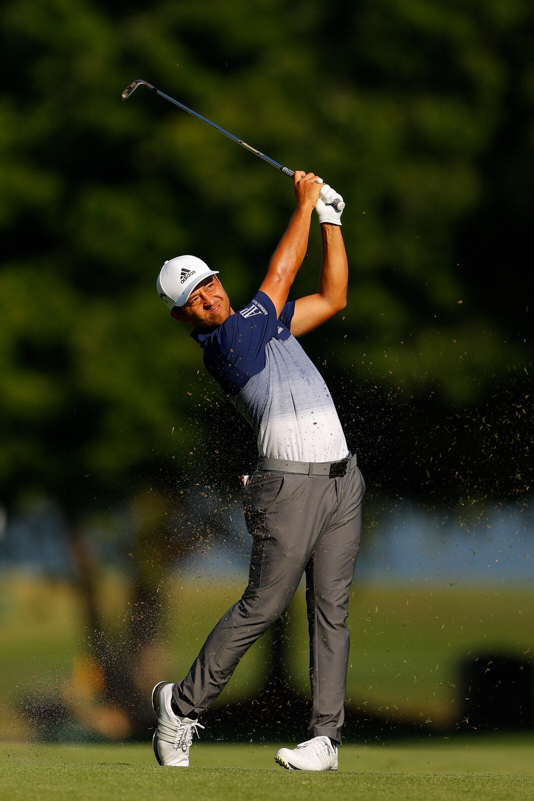  ATLANTA, GEORGIA - SEPTEMBER 07: Xander Schauffele of the United States plays his shot from the 16th tee during the final round of the TOUR Championship at East Lake Golf Club on September 07, 2020 in Atlanta, Georgia. (Photo by Sam Greenwood/Getty 