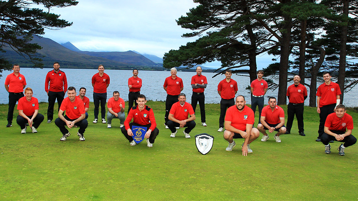  Berehaven Golf Club pictured after winning the Munster Final of the AIG Jimmy Bruen Shield, beating Shannon in the final in Killarney.Picture: Niall O'Shea 