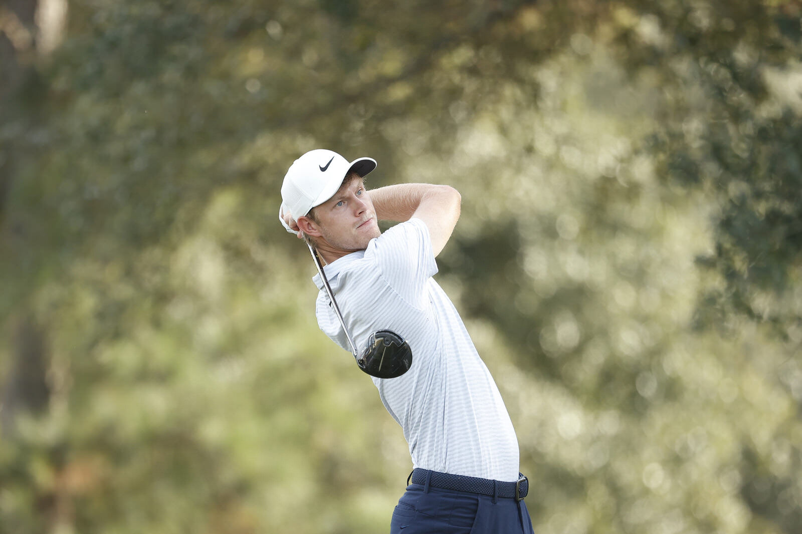  HOUSTON, TEXAS - NOVEMBER 05: Cameron Davis of Australia plays his shot from the first tee during the first round of the Vivint Houston Open at Memorial Park Golf Course on November 05, 2020 in Houston, Texas. (Photo by Maddie Meyer/Getty Images) 