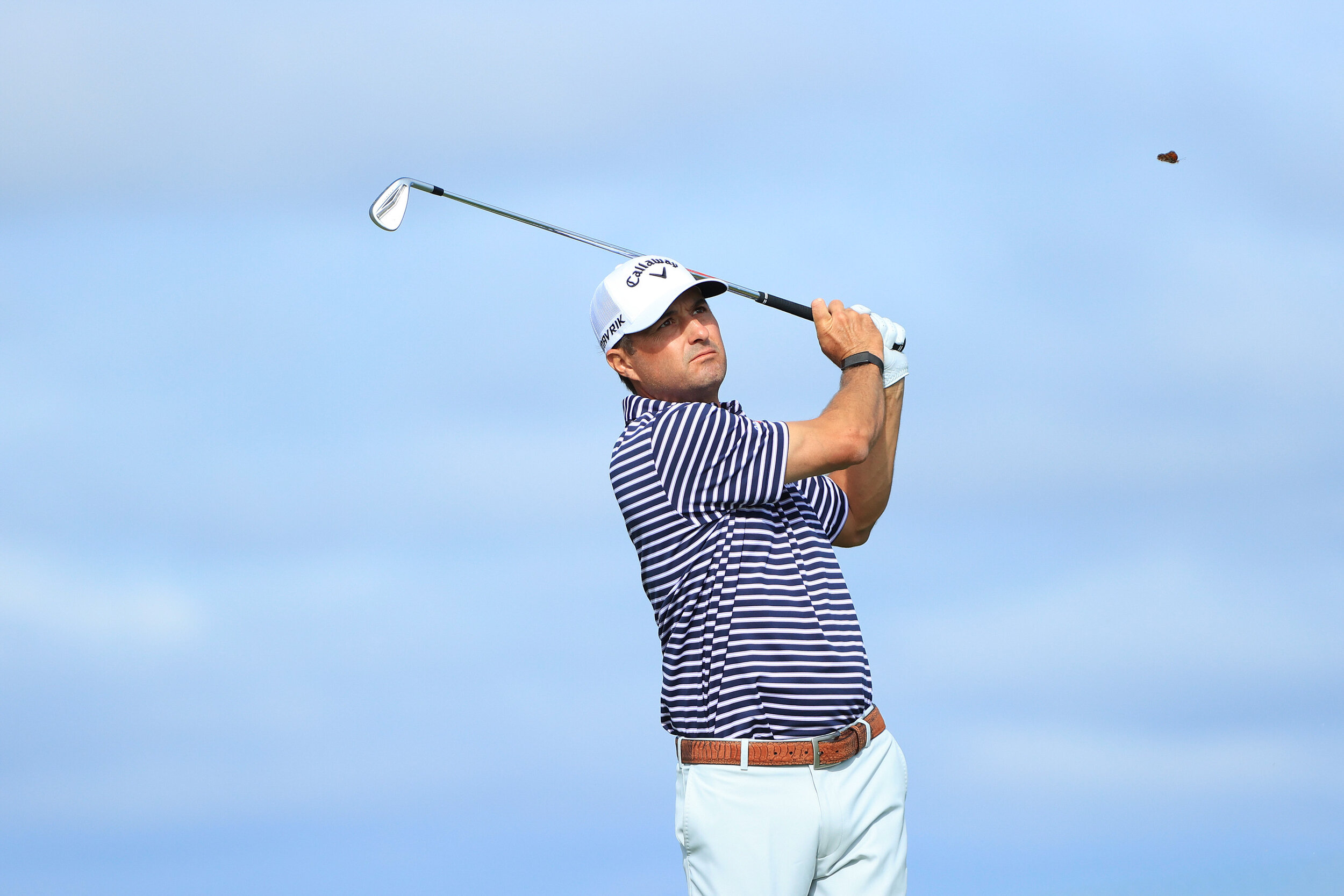  ST SIMONS ISLAND, GEORGIA - NOVEMBER 22: Kevin Kisner of the United States plays his shot from the sixth tee during the final round of The RSM Classic at the Seaside Course at Sea Island Golf Club on November 22, 2020 in St Simons Island, Georgia. (