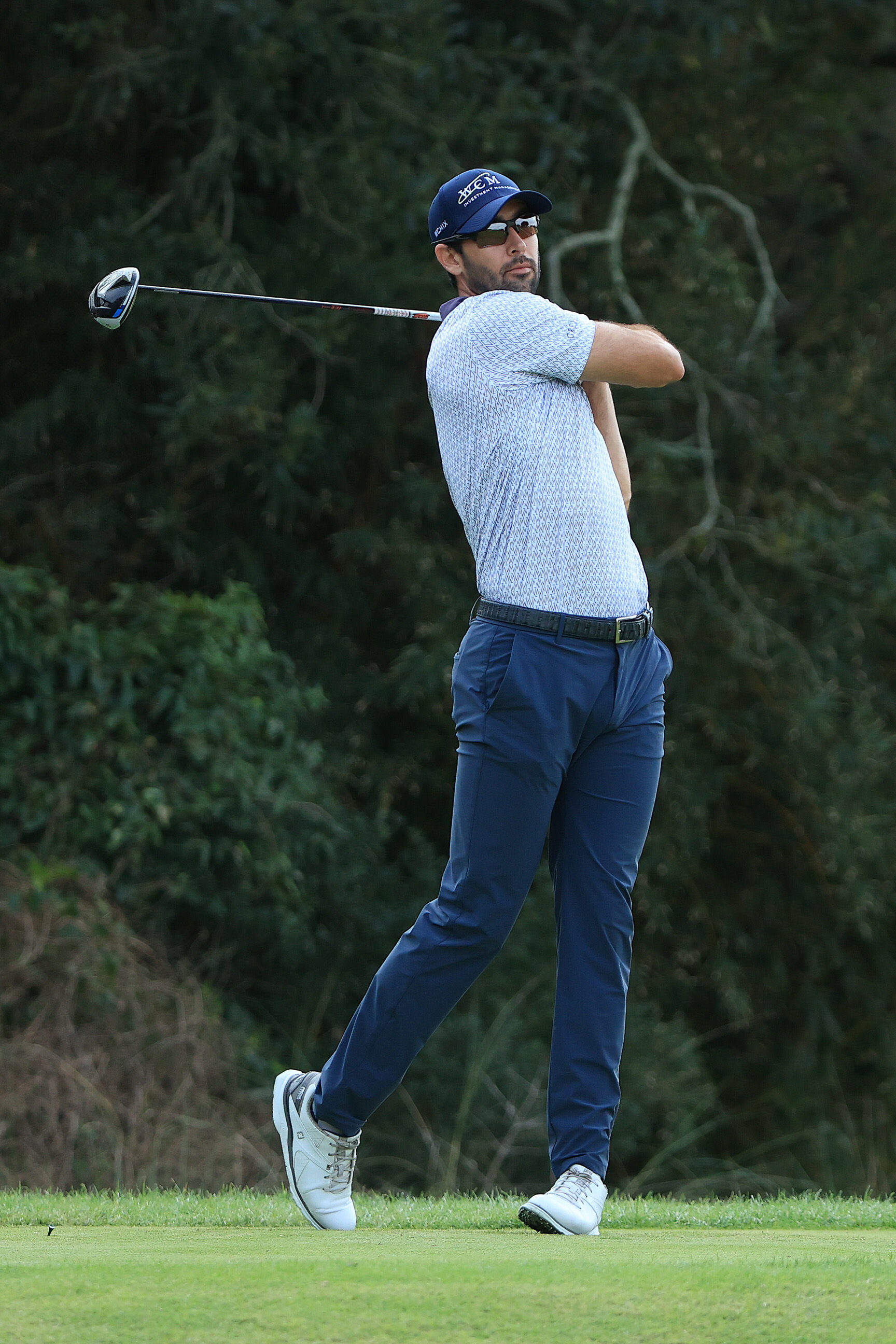  ST SIMONS ISLAND, GEORGIA - NOVEMBER 22: Cameron Tringale of the United States \ during the final round of The RSM Classic at the Seaside Course at Sea Island Golf Club on November 22, 2020 in St Simons Island, Georgia. (Photo by Sam Greenwood/Getty