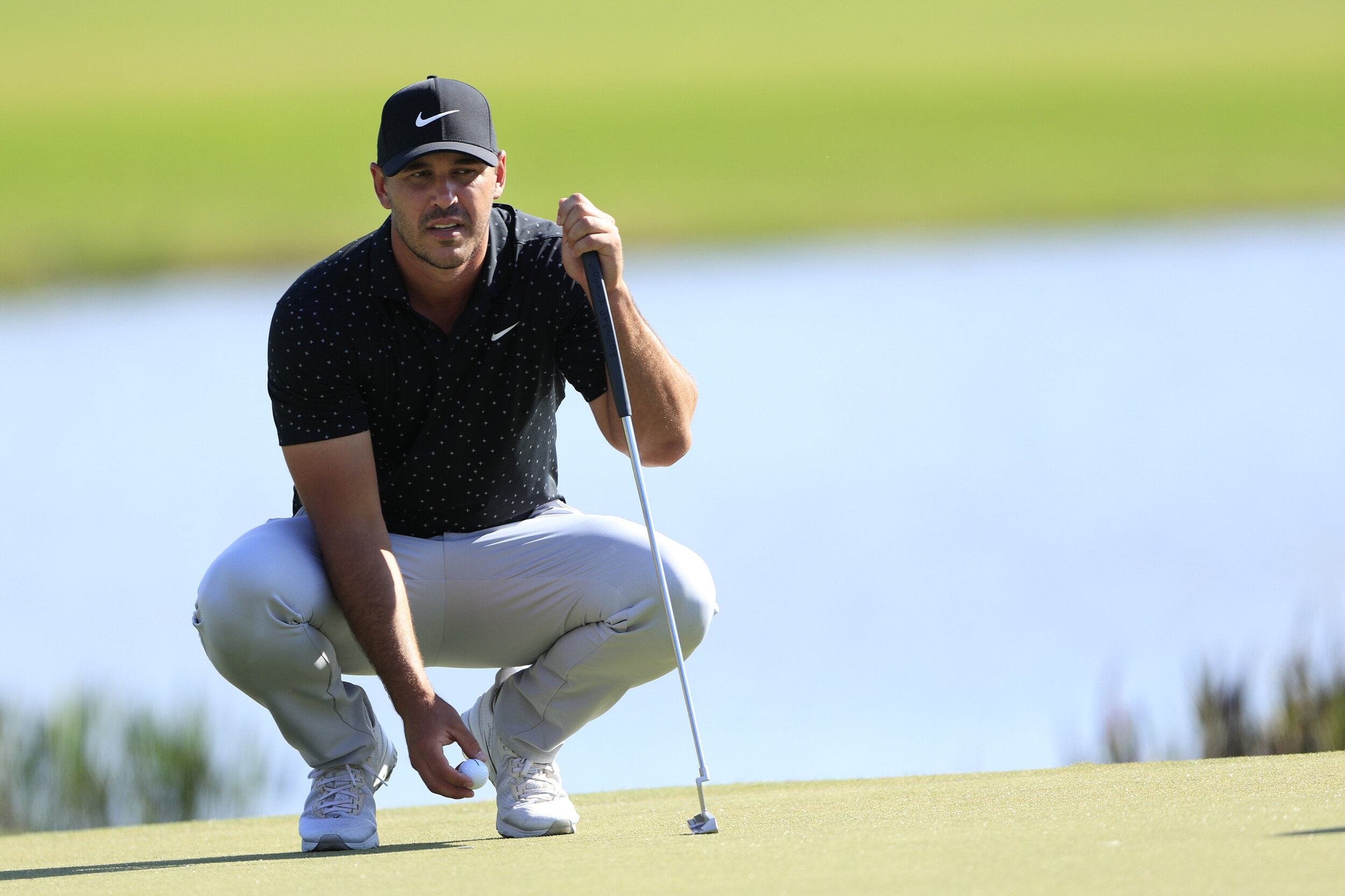  BRADENTON, FLORIDA - FEBRUARY 25: Brooks Koepka of the United States looks on from the fifth green during the first round of World Golf Championships-Workday Championship at The Concession on February 25, 2021 in Bradenton, Florida. (Photo by Sam Gr