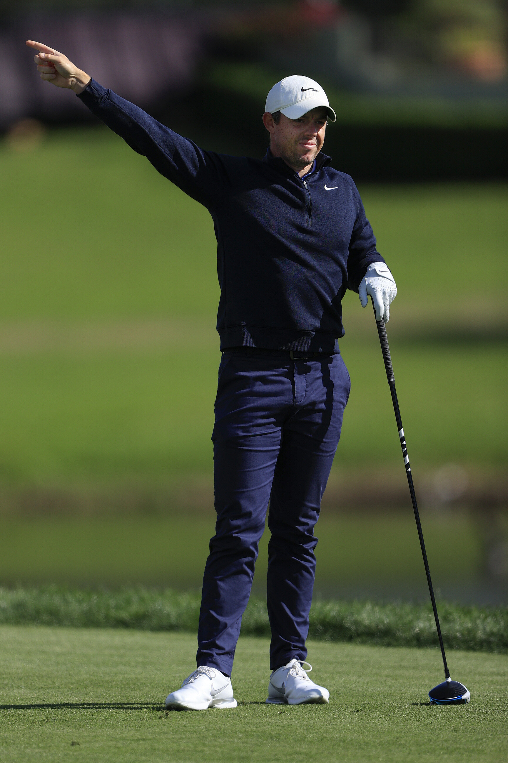  ORLANDO, FLORIDA - MARCH 04: Rory McIlroy of Northern Ireland reacts to his shot from the 16th tee during the first round of the Arnold Palmer Invitational Presented by MasterCard at the Bay Hill Club and Lodge on March 04, 2021 in Orlando, Florida.