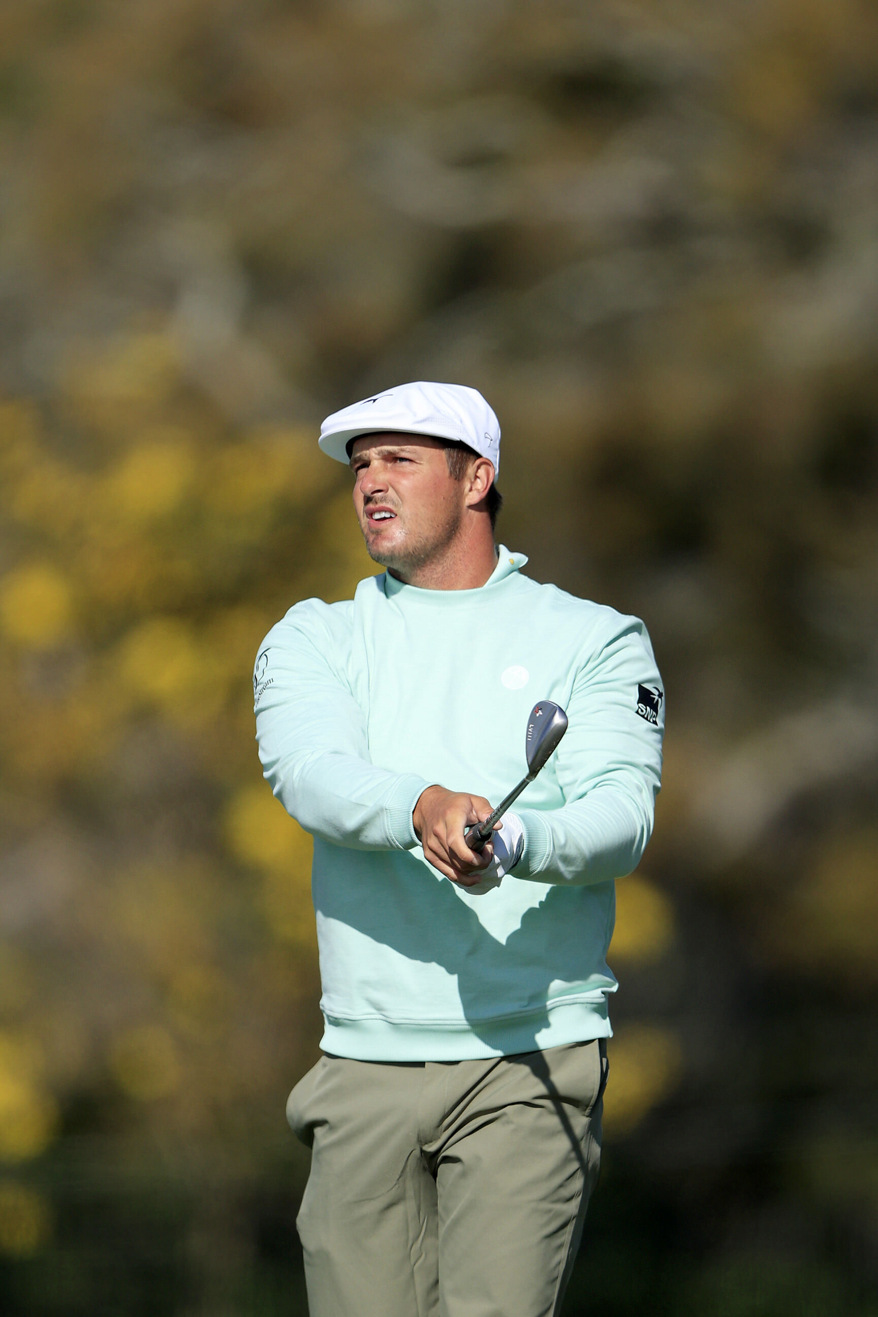  ORLANDO, FLORIDA - MARCH 04: Bryson DeChambeau of the United States plays a shot on the 13th fairwayduring the first round of the Arnold Palmer Invitational Presented by MasterCard at the Bay Hill Club and Lodge on March 04, 2021 in Orlando, Florida