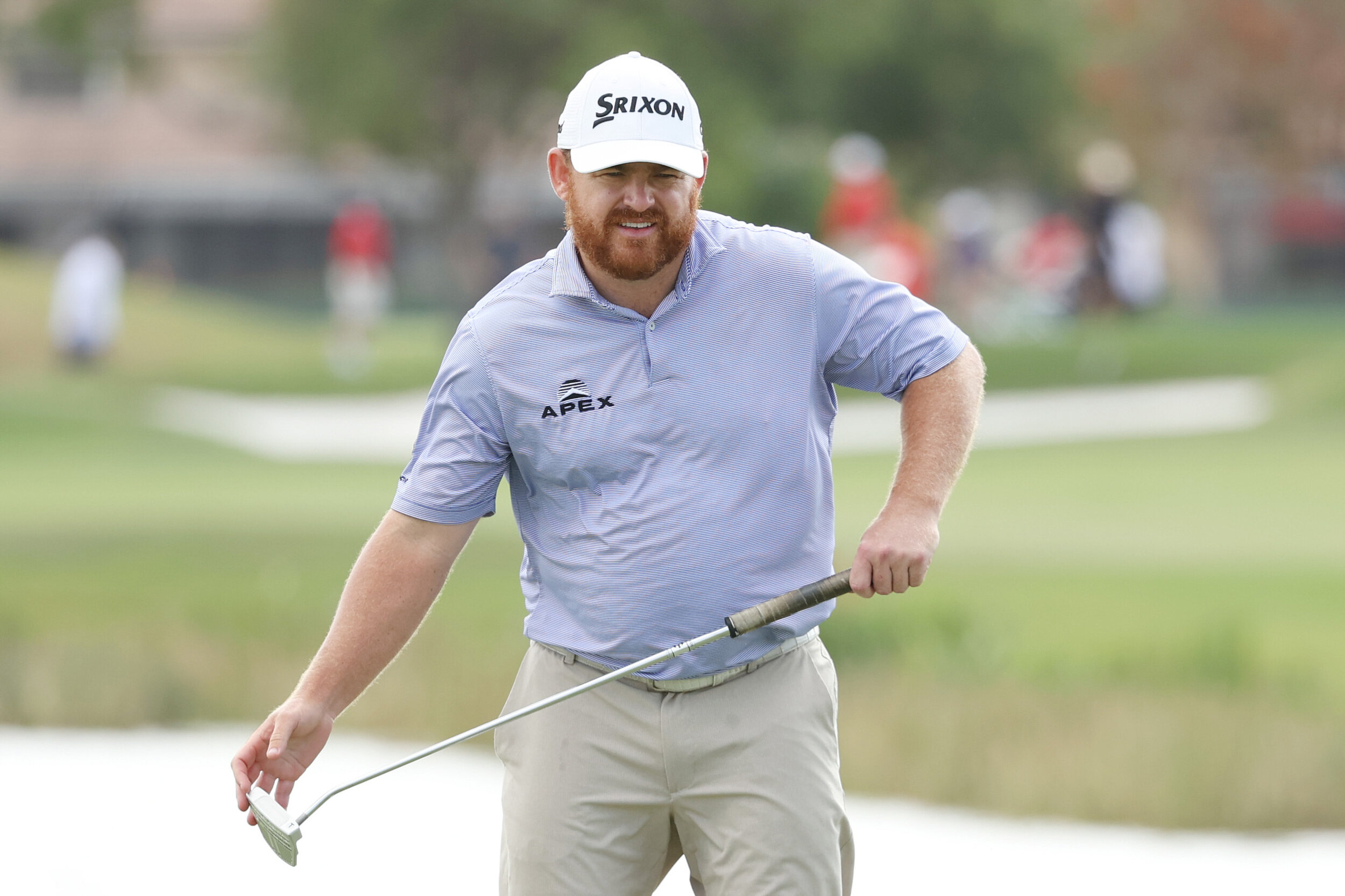  PALM BEACH GARDENS, FLORIDA - MARCH 20: J.B. Holmes of the United States prepares to putt on the 16th green during the third round of The Honda Classic at PGA National Champion course on March 20, 2021 in Palm Beach Gardens, Florida. (Photo by Cliff