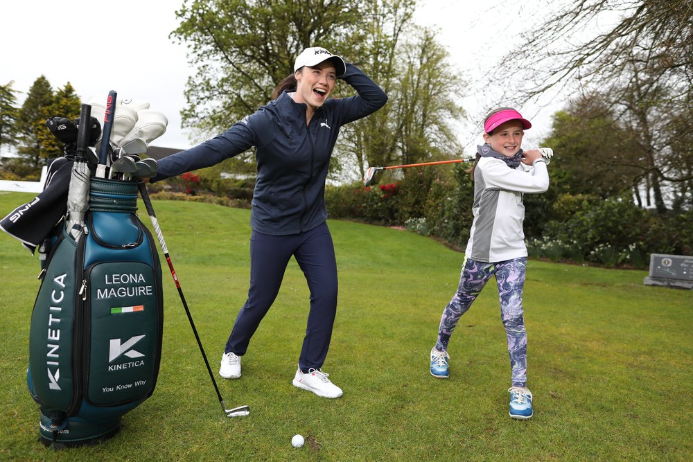 KPMG ambassador Leona Maguire is a big supporter of the KPMG Irish Kids Golf Tour