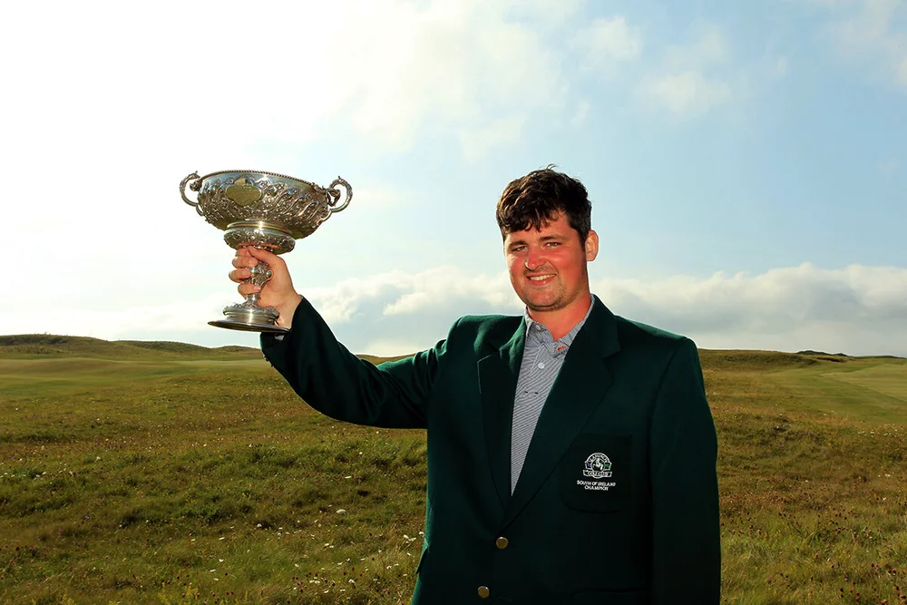 TJ Ford (Co Sligo Golf Club) who won the Pierse Motors Volkswagen sponsored South of Ireland Championship at Lahinch Golf Club. Picture: Niall O'Shea