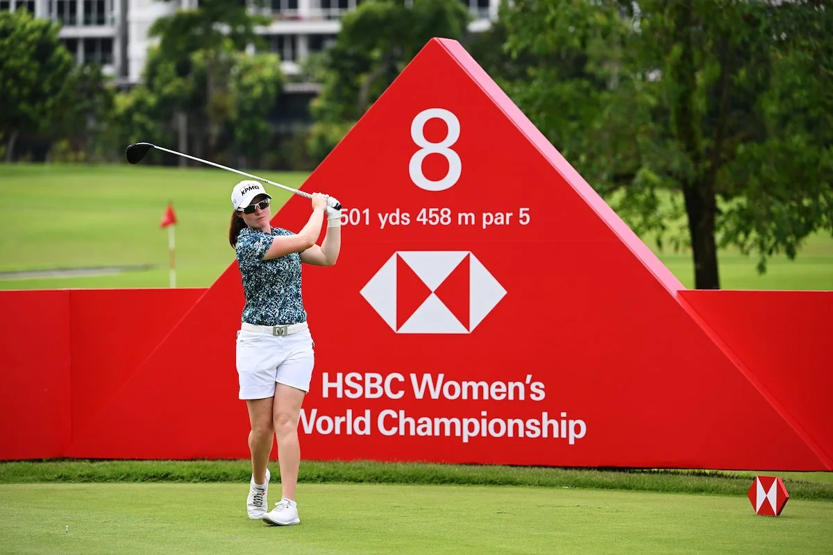 Leona Maguire "warms up" with 70 in steamy Singapore