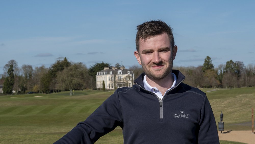 Daniel O’Connor, the new Head Professional at Moyvalley Hotel and Golf Resort in County Kildare