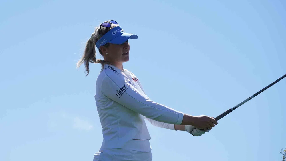 Olivia Mehaffey during a practice round for the Carlisle Arizona Women's Golf Classic in Arizona.