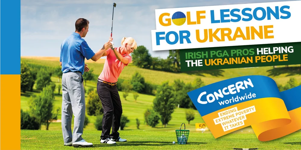 Golf lessons for Ukraine