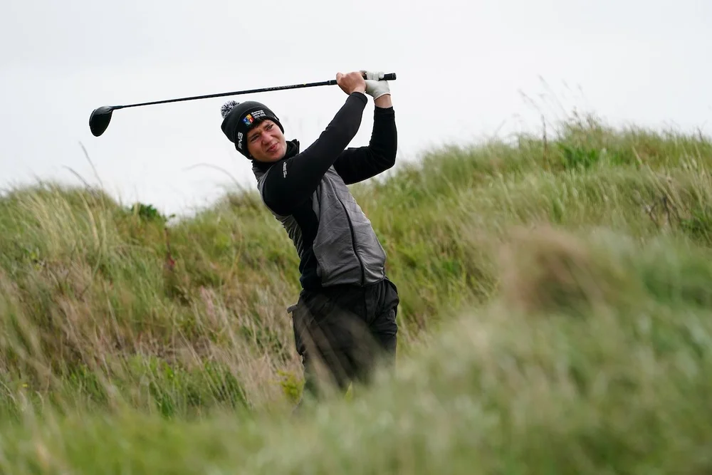 Joint-leader Ryan Griffin. Photo by: Fran Caffrey | Golffile