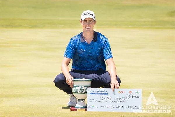 Gary Hurley following his win in the 2022 Alps de Andalucia