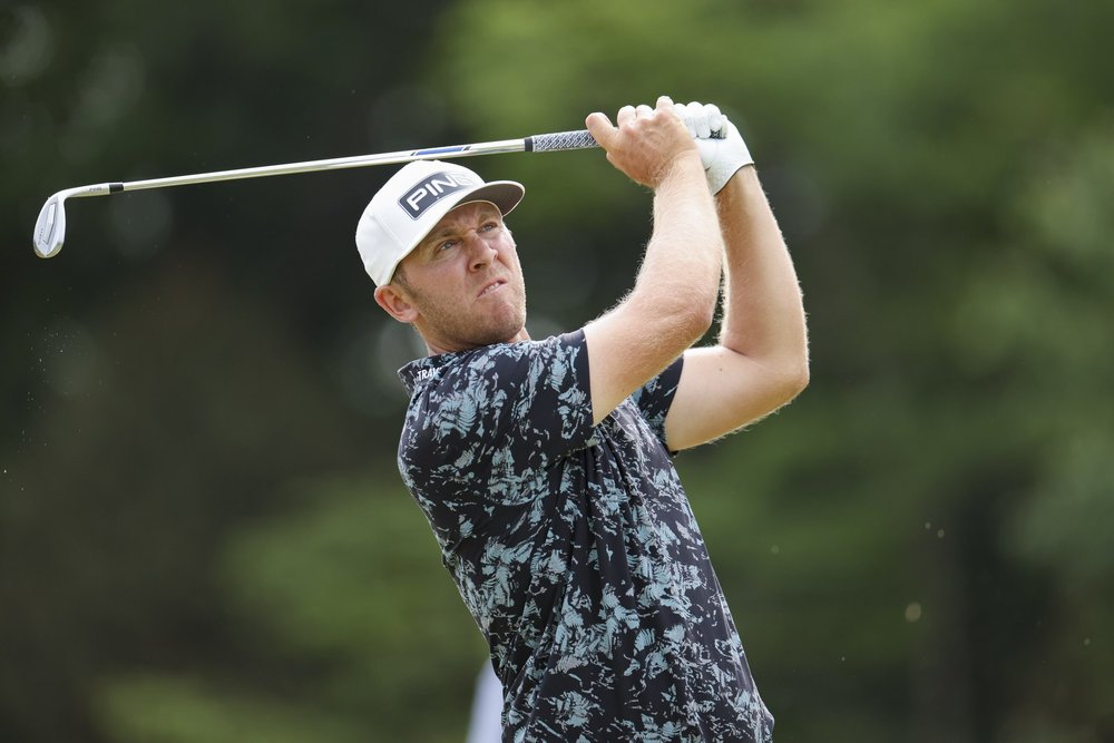 Seamus Power plays a shot on the 11th hole during the first round at the 2022 U.S. Open at The Country Club in Brookline, Mass. on Thursday, June 16, 2022. (Kathryn Riley/USGA)