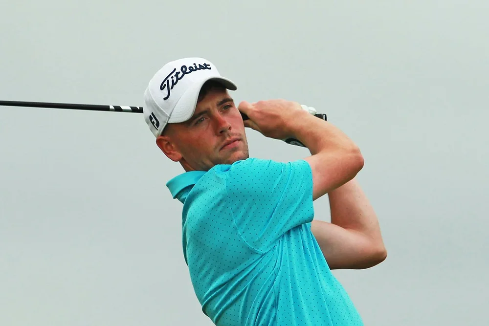 Robbie Brazill (Naas) in action in the quarter-finals at the South of Ireland Championship at Lahinch Golf Club.  Picture: Niall O'Shea