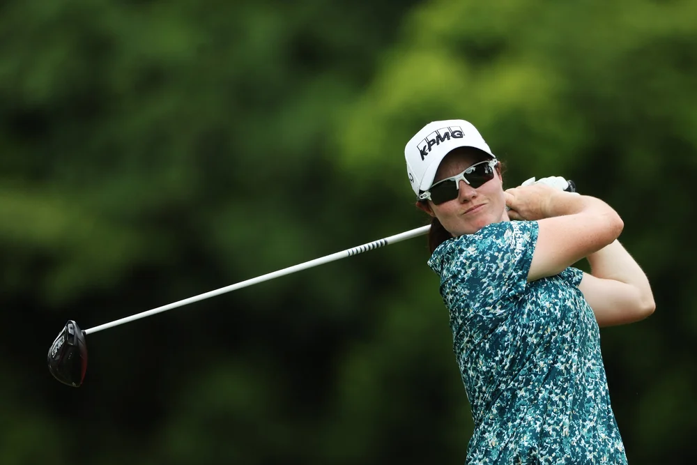 Leona Maguire of Ireland during the First Round of the HSBC Women's World Championship at Sentosa Golf Club on March 03, 2022 in Singapore. (Photo by Andrew Redington/Getty Images)