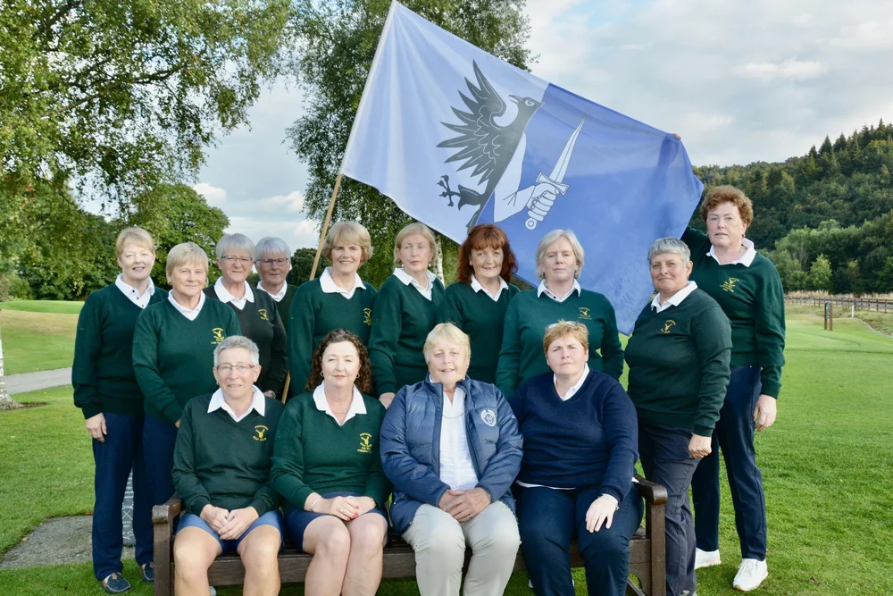 2022 Mary McKenna Diamond Trophy winners Portumna with Mary McKenna