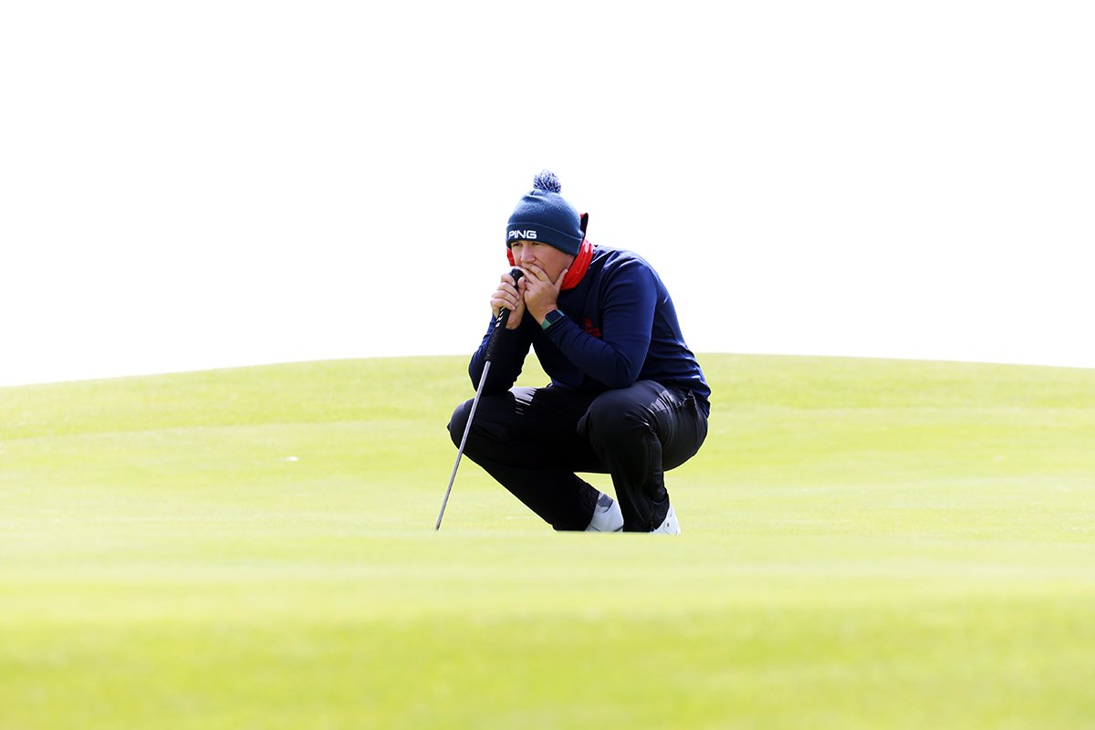 Colm Campbell (Warrenpoint) pictured during the quarter-finals of the Pierse Motors-sponsored South of Ireland Championship at Lahinch Golf Club. Picture: Niall O'Shea 