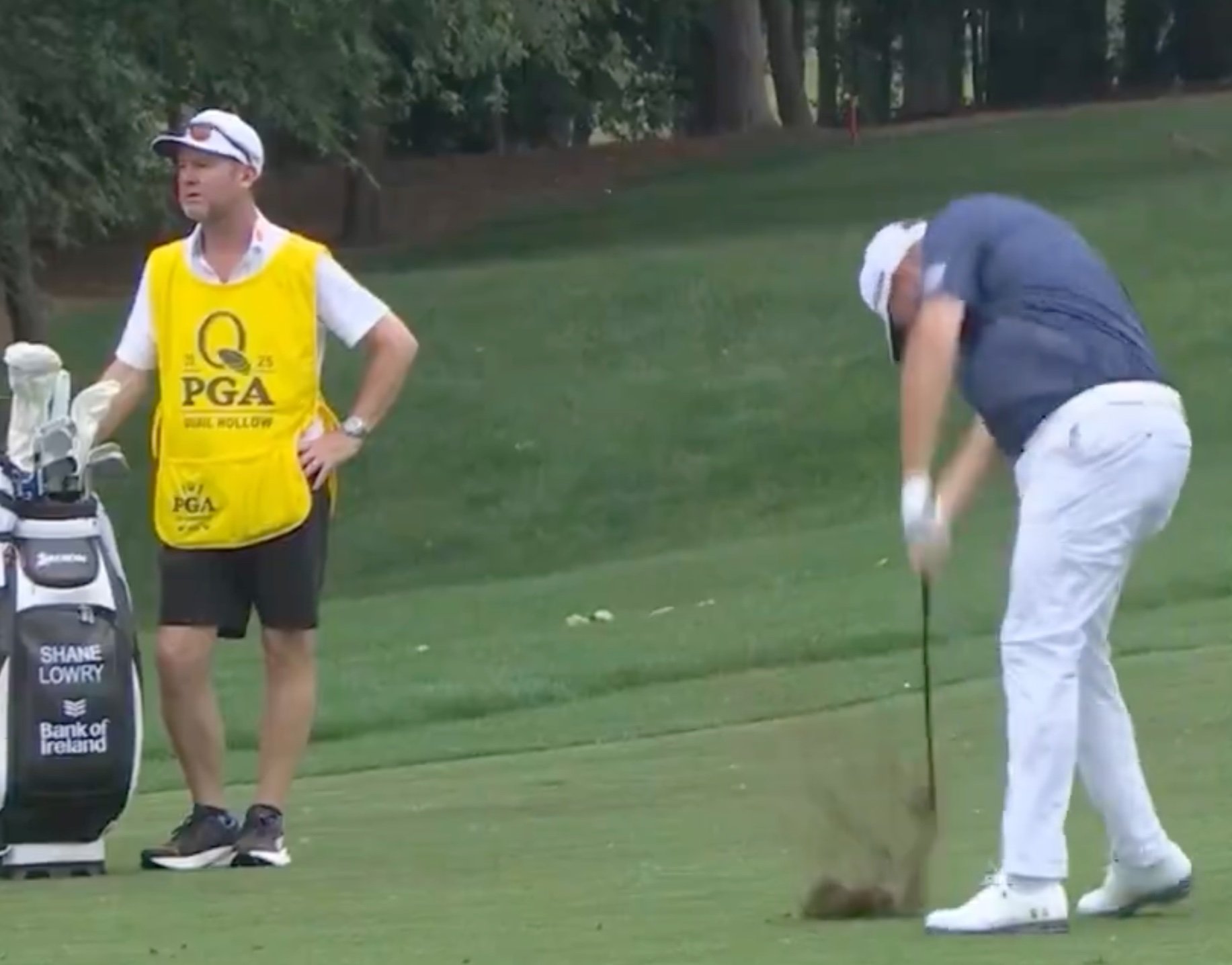 Lowry explains show of frustration at Quail Hollow