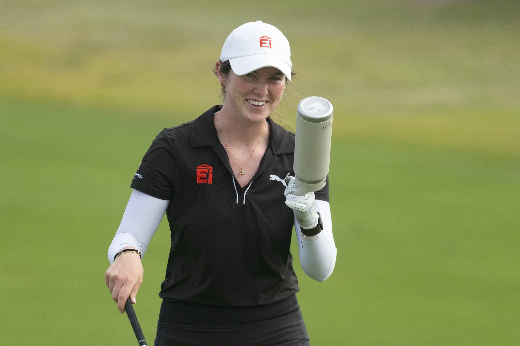 Rookie Aine Donegan hits the front with a blistering 63 in Australia