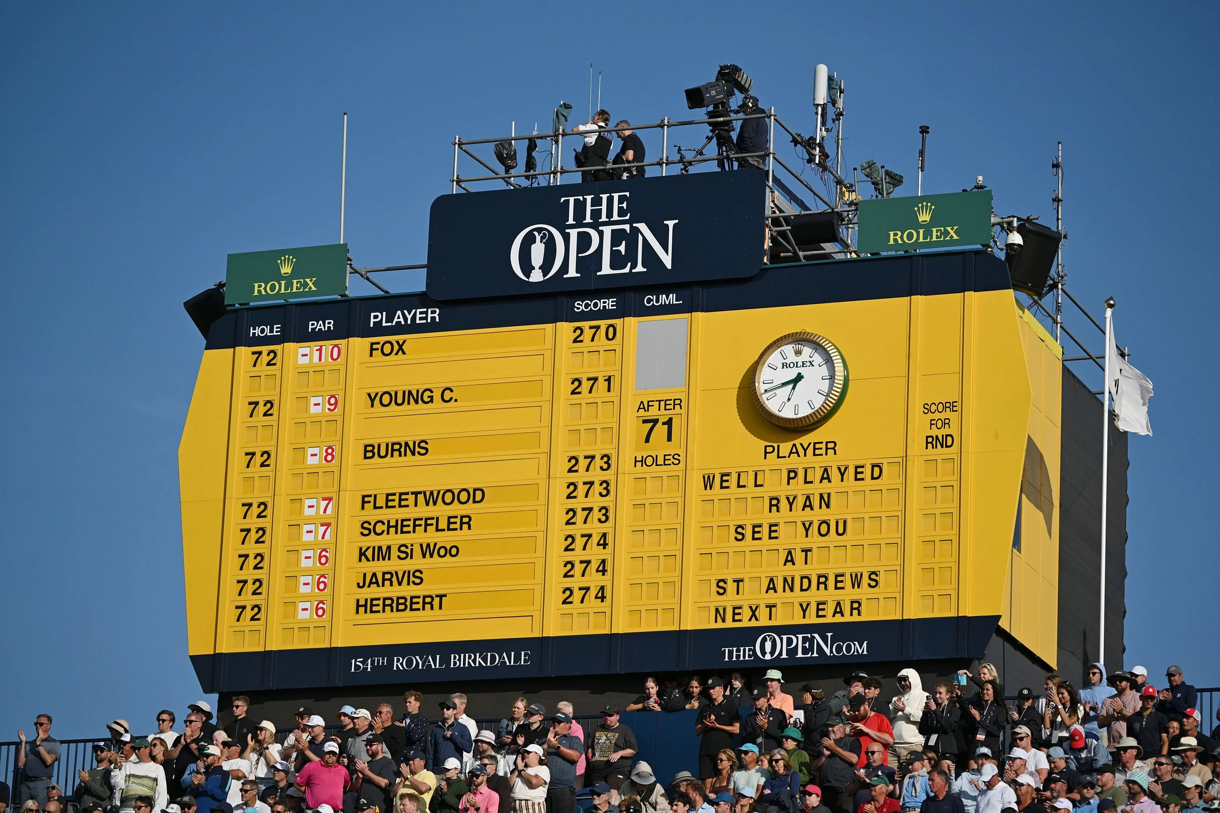 No dickheads, please, it’s The Open