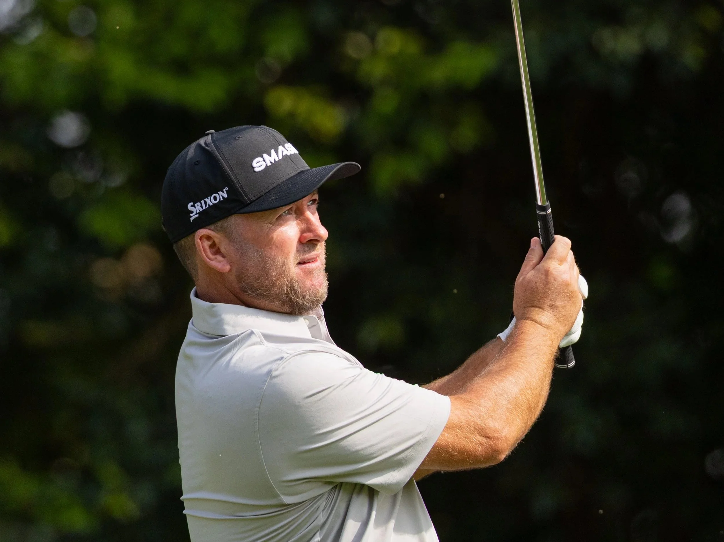 Graeme McDowell of Smash GC hits his shot on the third hole during the second round of HSBC LIV Golf Hong Kong at Hong Kong Golf Club Fanling on Friday, March 06, 2026 in Fanling, Hong Kong. (Photo by Chris Trotman/LIV Golf)