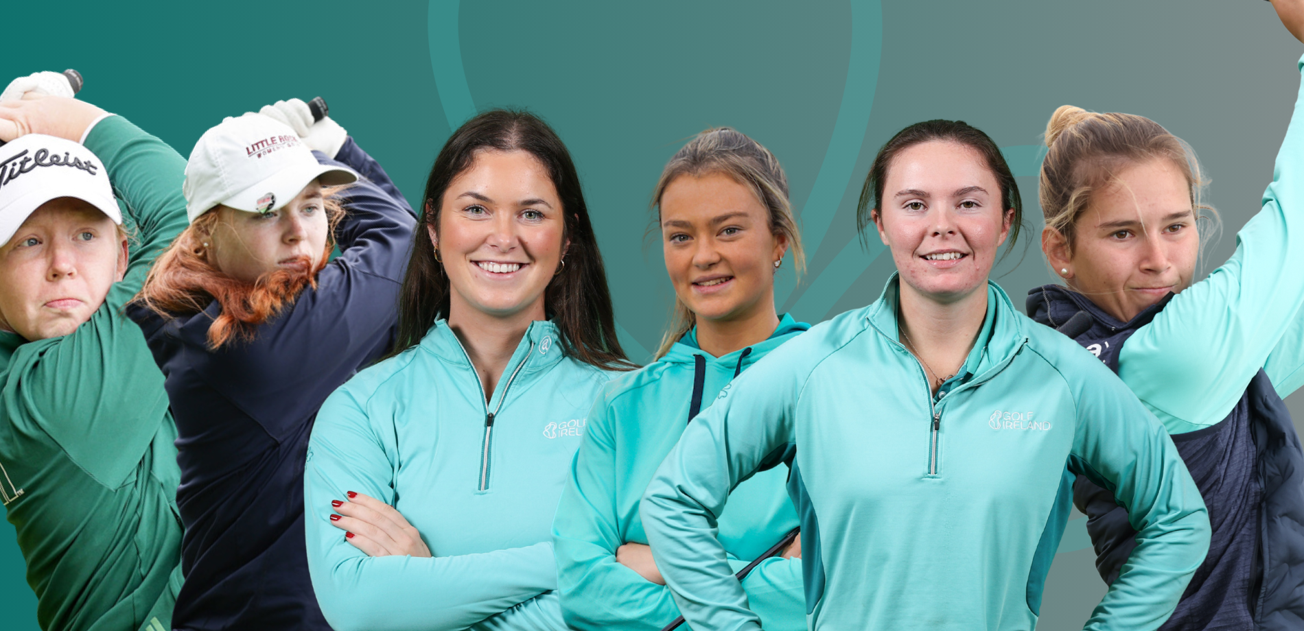 The Irish Women's European Team Championships Team. (L-R) Rebekah Gardner, Anna Dawson, Aine Donegan, Emma Fleming, Beth Coulter, Marina Joyce Moreno.