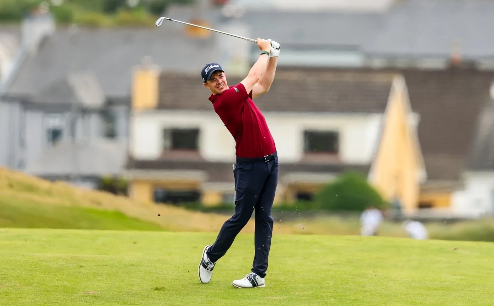 Stuart Grehan on the 3rd hole  Mandatory Credit ©INPHO/Nick Elliott