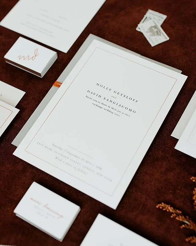 Proof that you can do your own thing and still honor traditions on your wedding day: Molly&nbsp;+ Dave's feast is featured on&nbsp;@weddingchicks today and we couldn't be more excited! Link in&nbsp;bio ☝🏻
.
This one was extra special, as it was for 