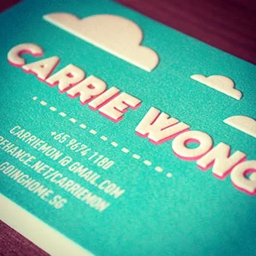 Raised Print Business Cards