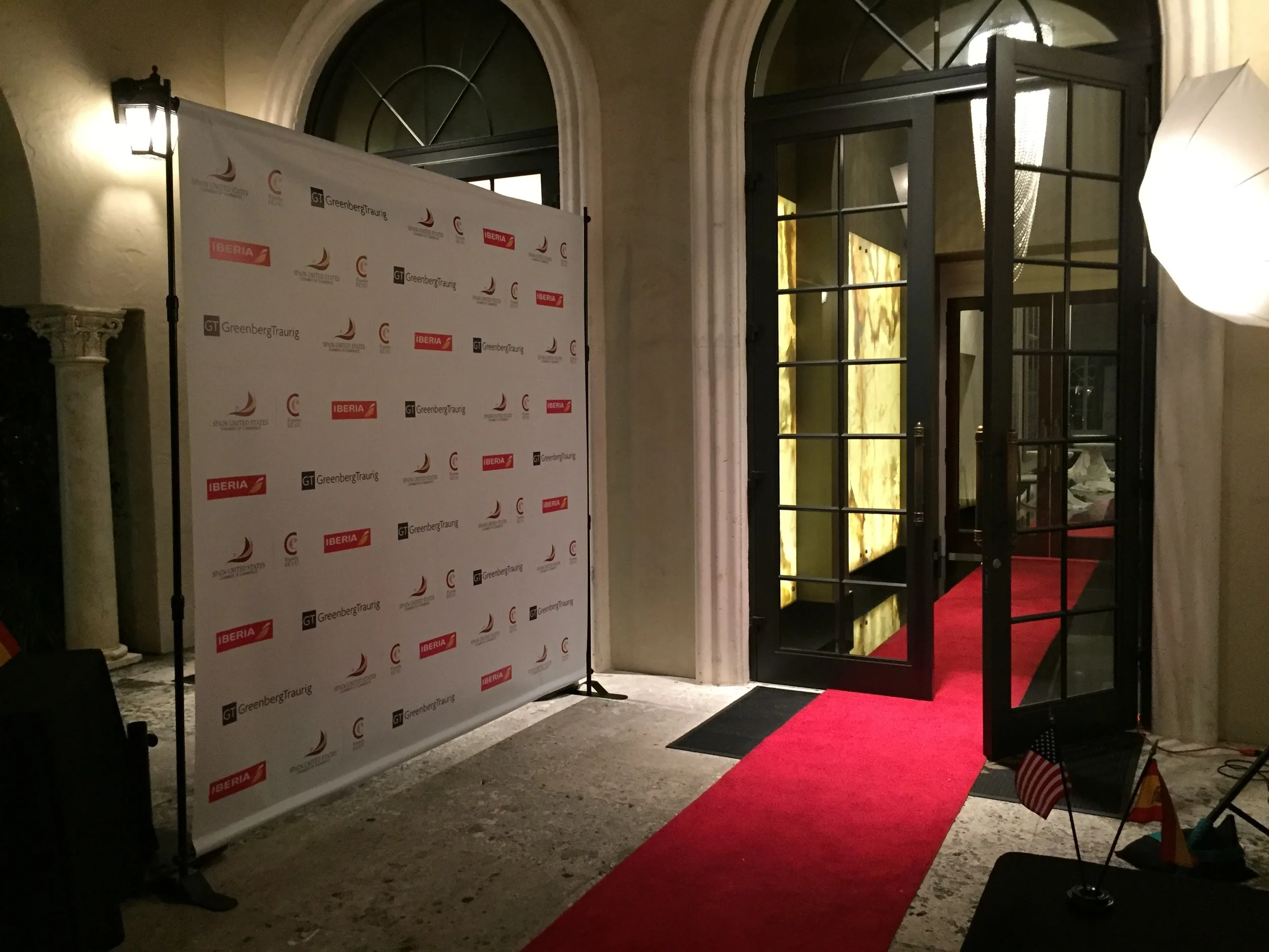 Step and Repeat Banner